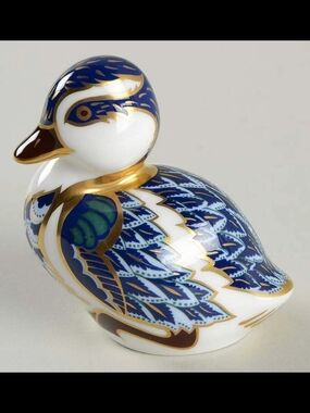 Royal Crown Derby Imari Peking Duck Original Paperweight Figurine